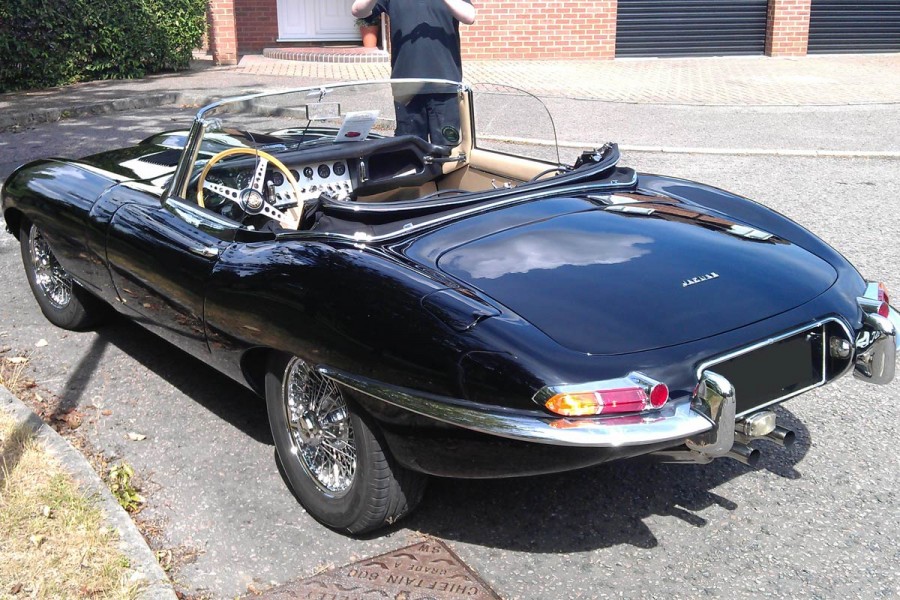 E-type Jaguar with Airglide